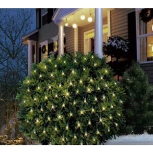 Members Mark Twinkling LED net lights 120 count Warm White 6x4